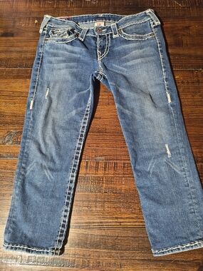 True Religion Kids Blue Distressed Jeans